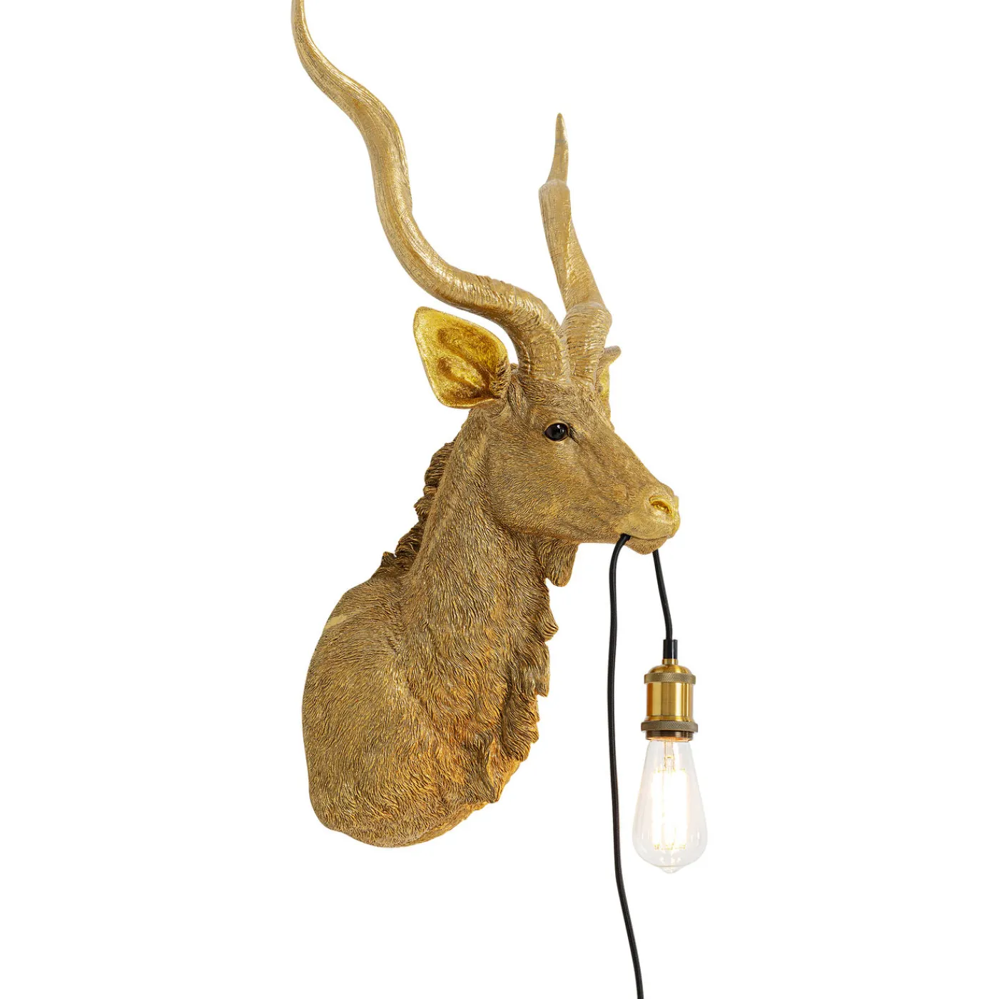 KARE Design Applique Animal Goat Dore 45X74Cm