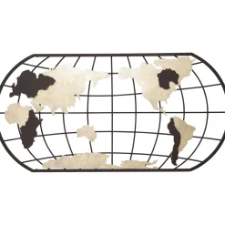 KARE Design Applique Earth Grid 120X60Cm