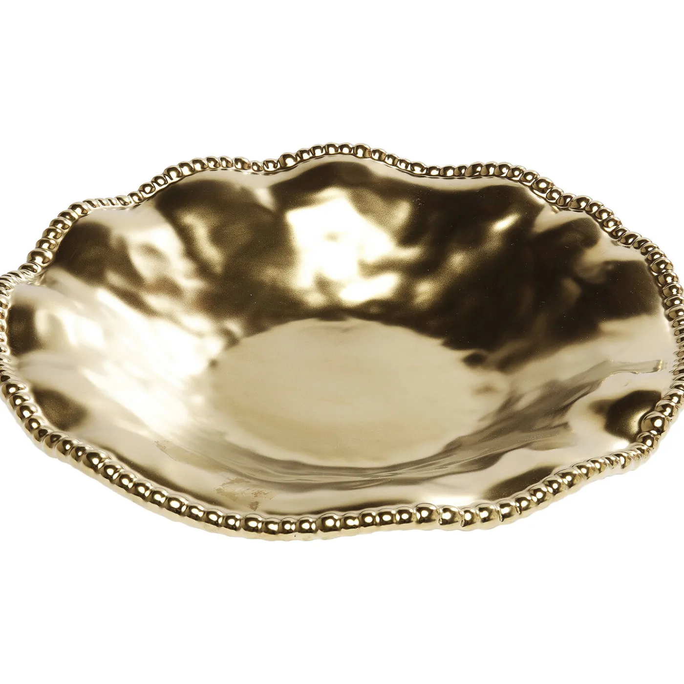 KARE Design Assiette Bell Dore O36Cm