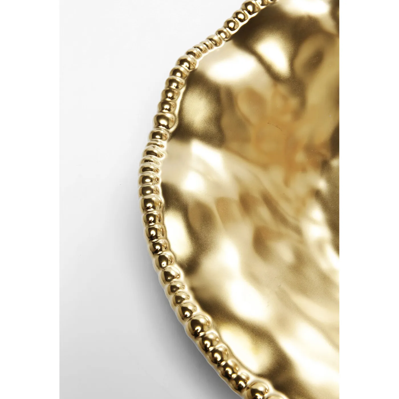 KARE Design Assiette Bell Dore O36Cm