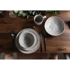 KARE Design Assiette Creuse Organic Gris O21Cm