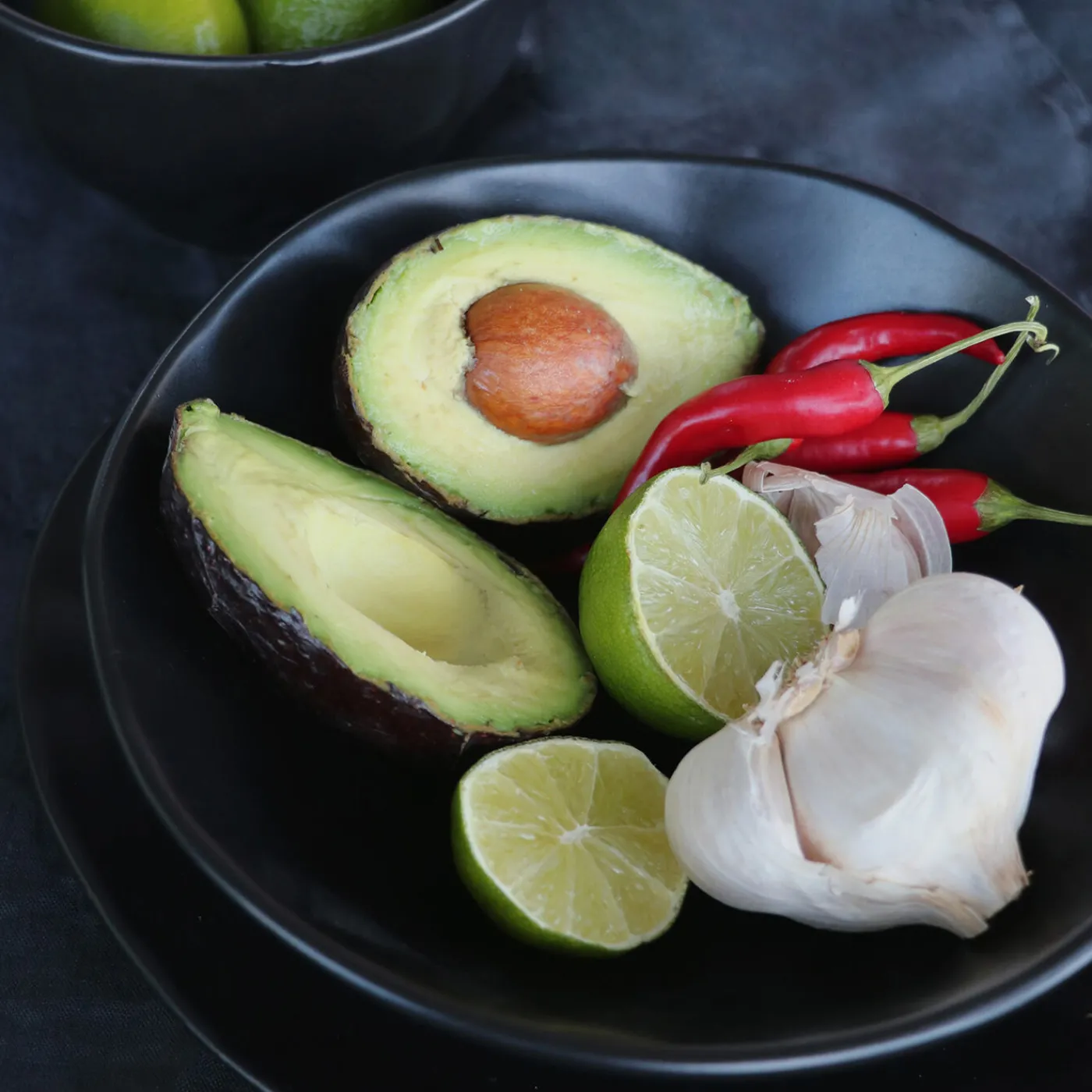 KARE Design Assiette Creuse Organic Noire O22Cm