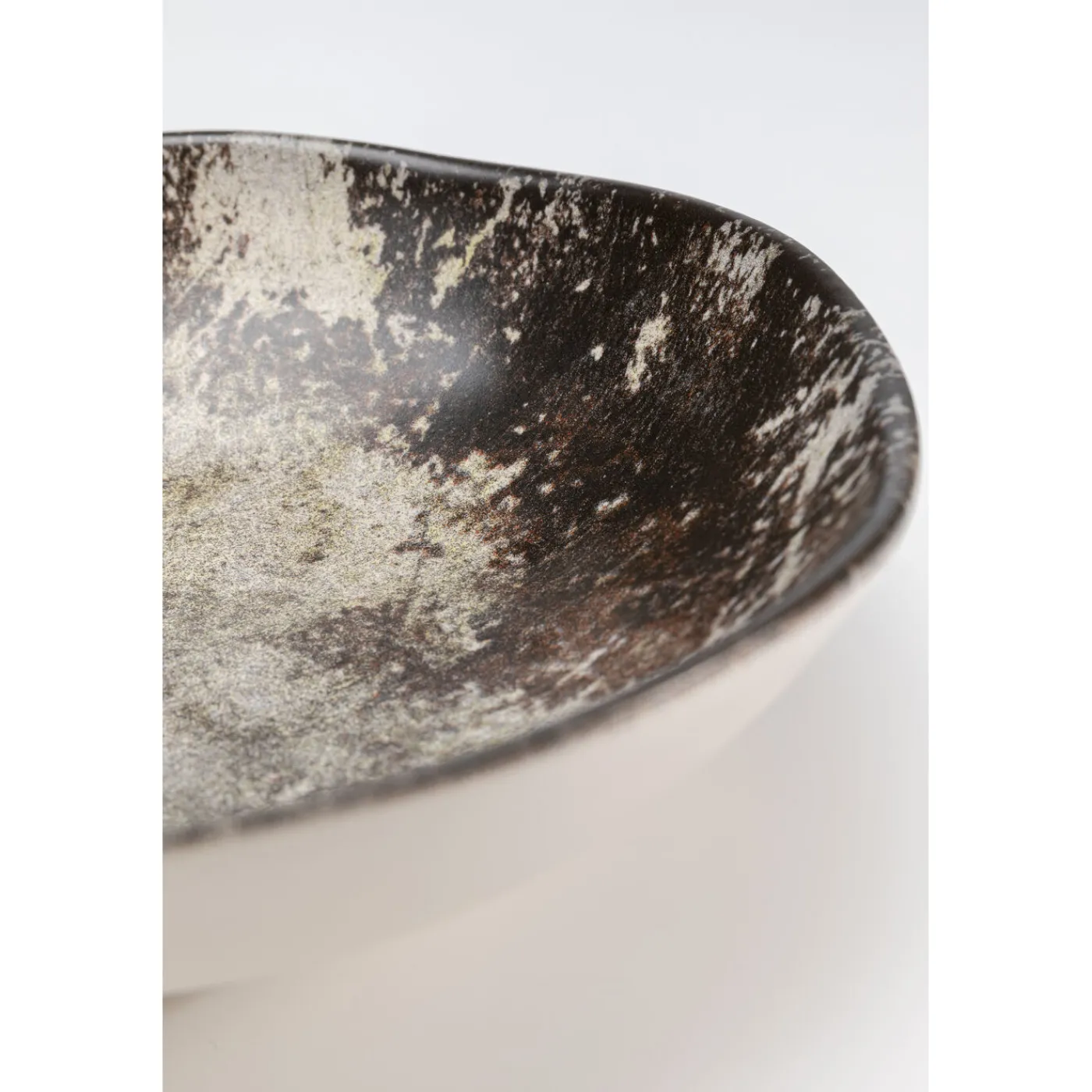 KARE Design Assiette Creuse Savannah Marron/Gris O20