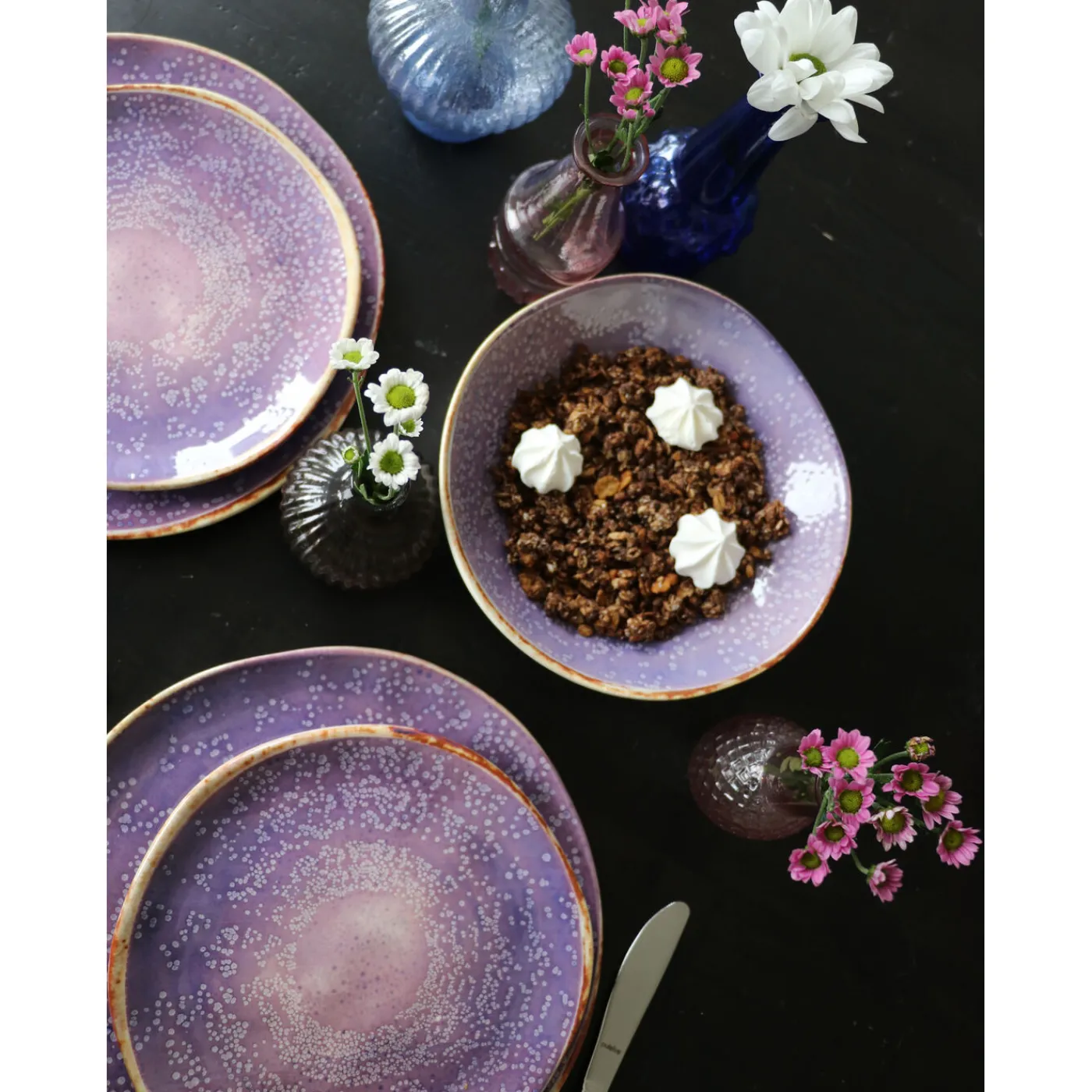 KARE Design Assiette Creuse Shirley Violet O21Cm