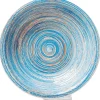 KARE Design Assiette Creuse Swirl Bleu O21Cm