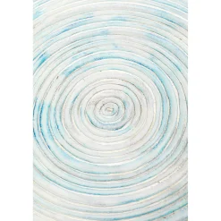 KARE Design Assiette Décorative Melia Bleu Clair O37Cm