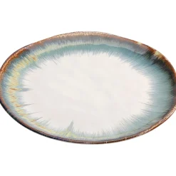 KARE Design Assiette Laguna Bleu O26Cm