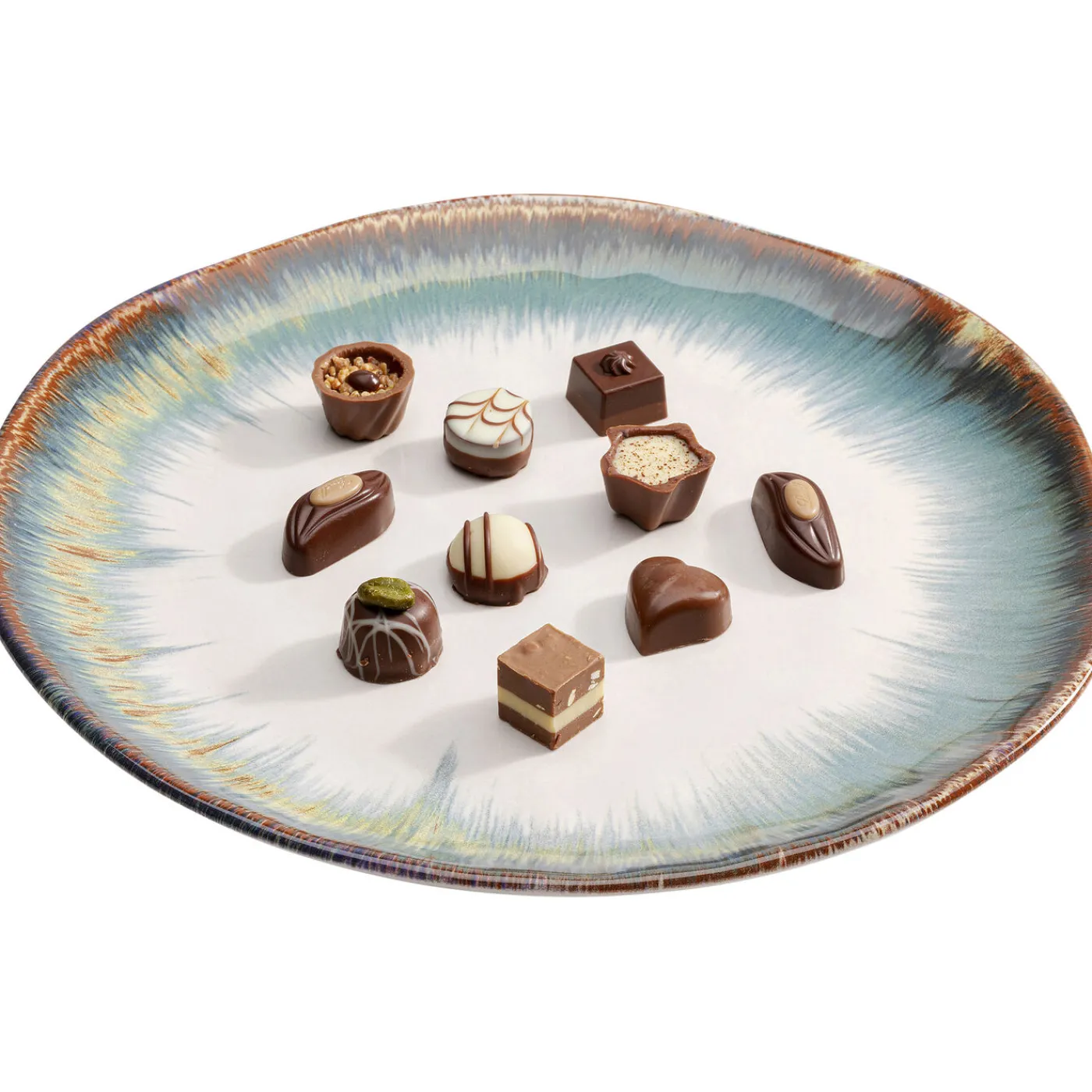 KARE Design Assiette Laguna Bleu O26Cm