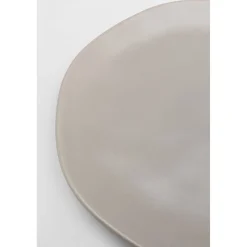 KARE Design Assiette Organic Gris O20Cm