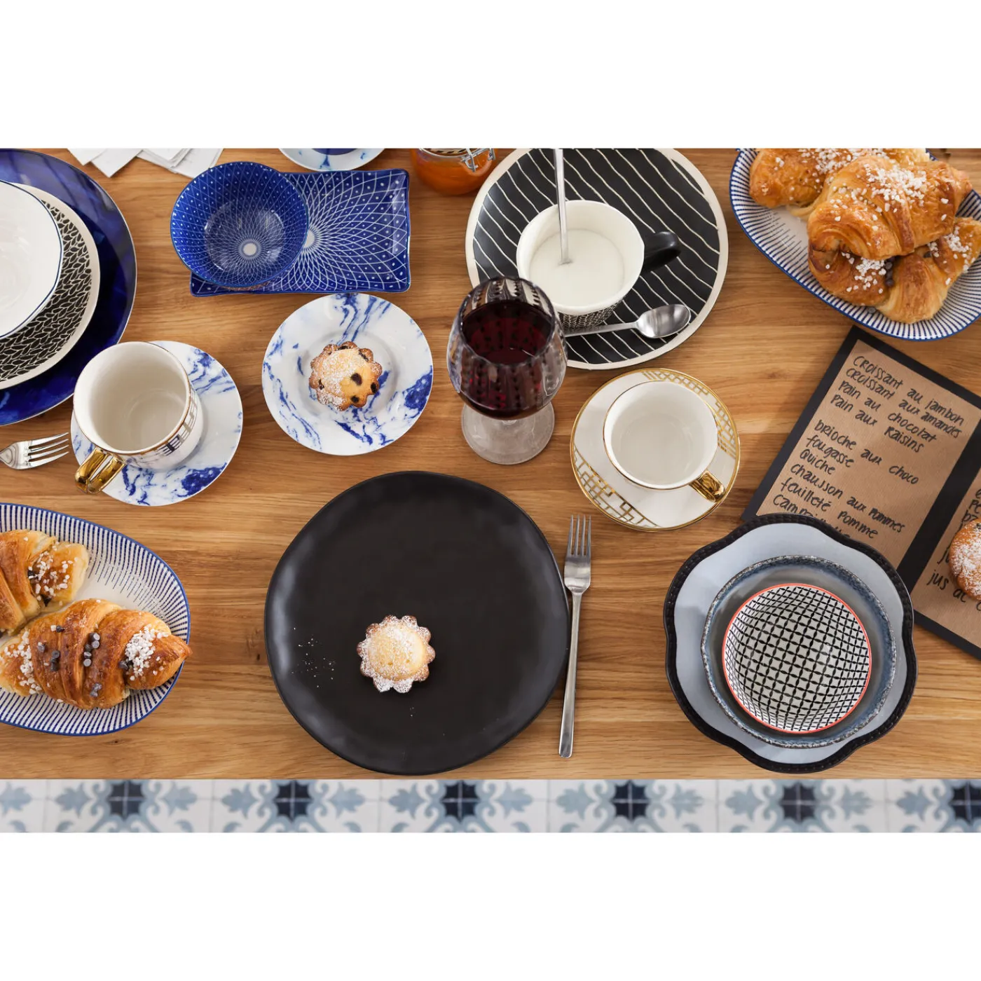 KARE Design Assiette Organic Noire O26Cm