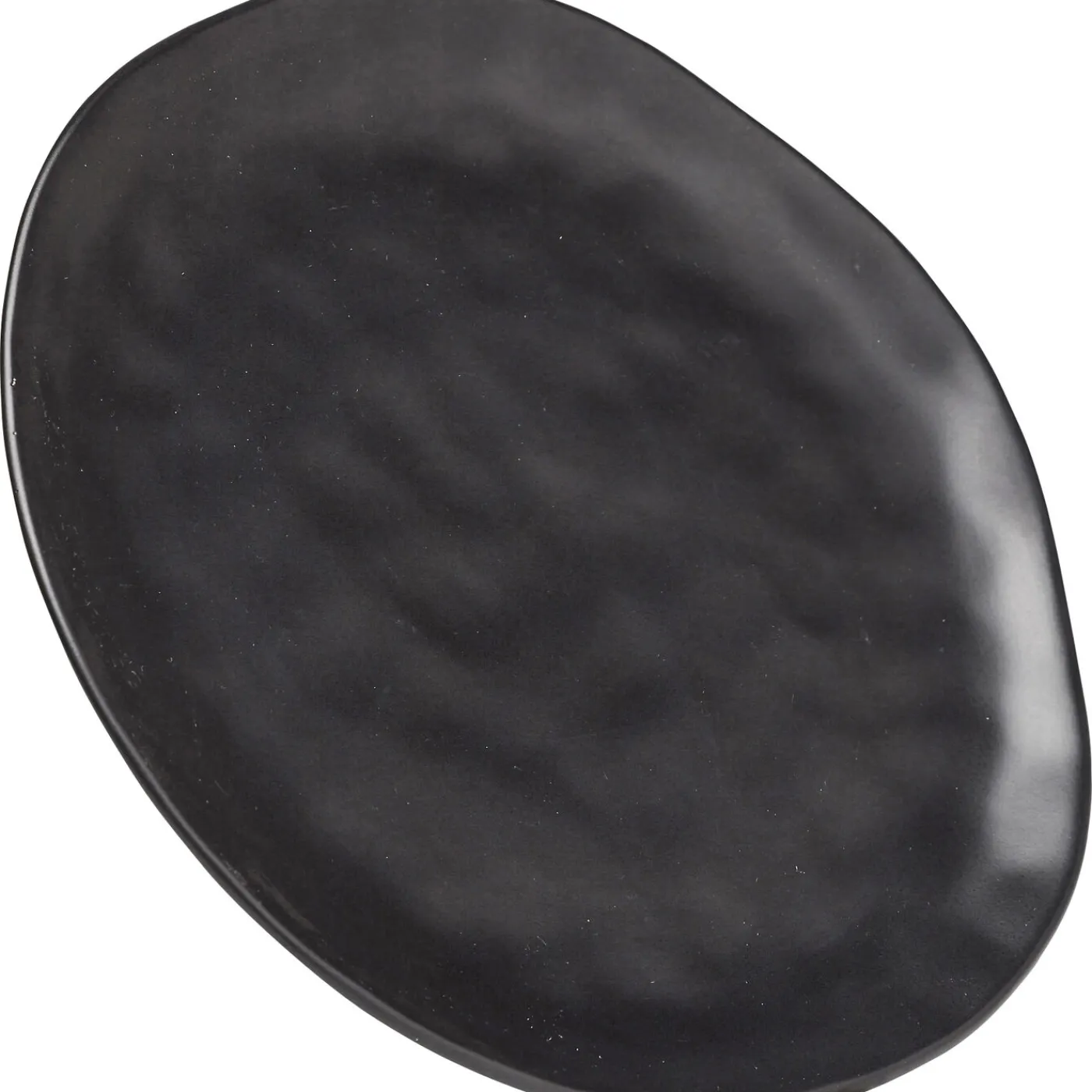 KARE Design Assiette Organic Noire O26Cm
