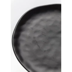 KARE Design Assiette Organic Noire O26Cm