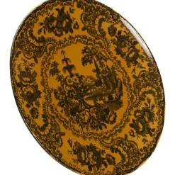 KARE Design Assiette Sakura Jaune O27Cm