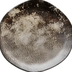 KARE Design Assiette Savannah Marron/Gris O26Cm