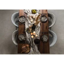 KARE Design Assiette Savannah Marron/Gris O26Cm