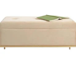 KARE Design Banquette Buttons Storage Beige Pm