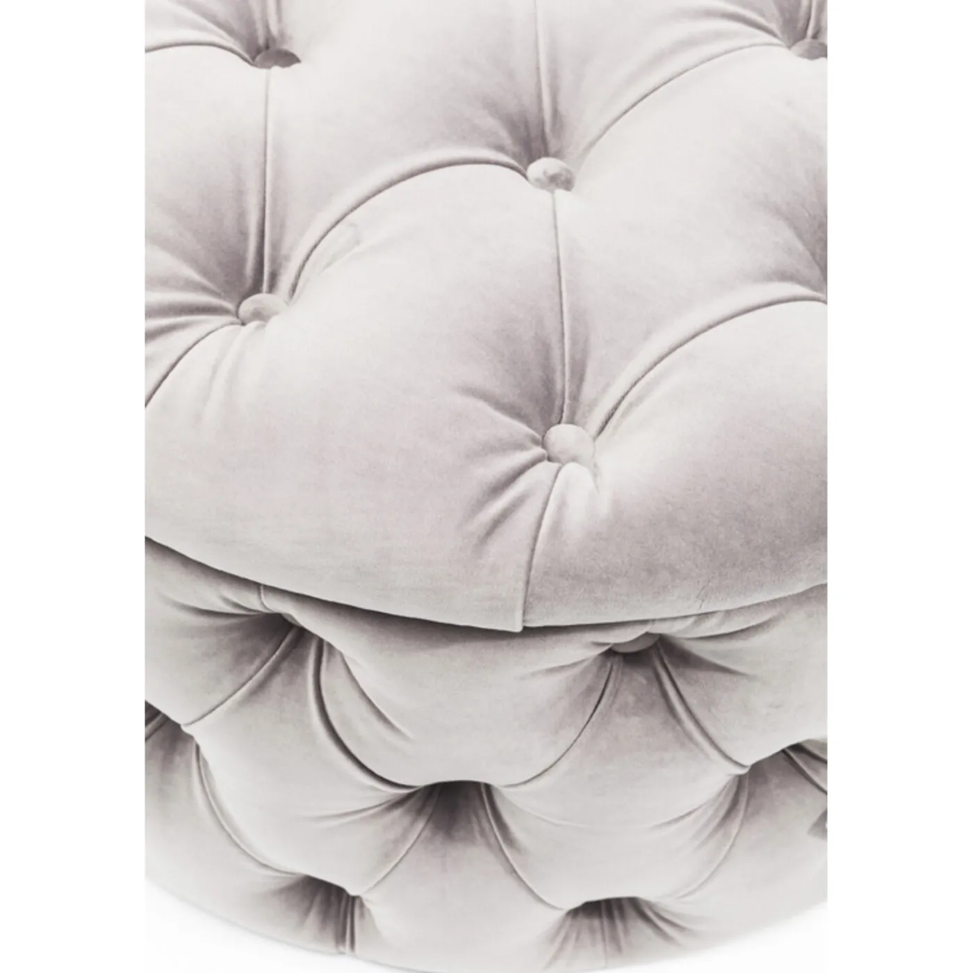 KARE Design Banquette Coffre Desire Velours Argente