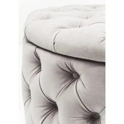 KARE Design Banquette Coffre Desire Velours Argente