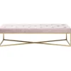 KARE Design Banquette Crossover Rose Laiton 150X40Cm