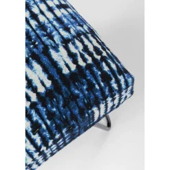 KARE Design Banquette Desna Patchwork Bleu 80Cm