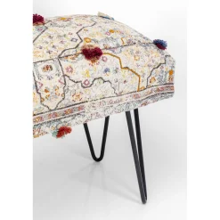 KARE Design Banquette Desna Patchwork Creme Multi 80Cm