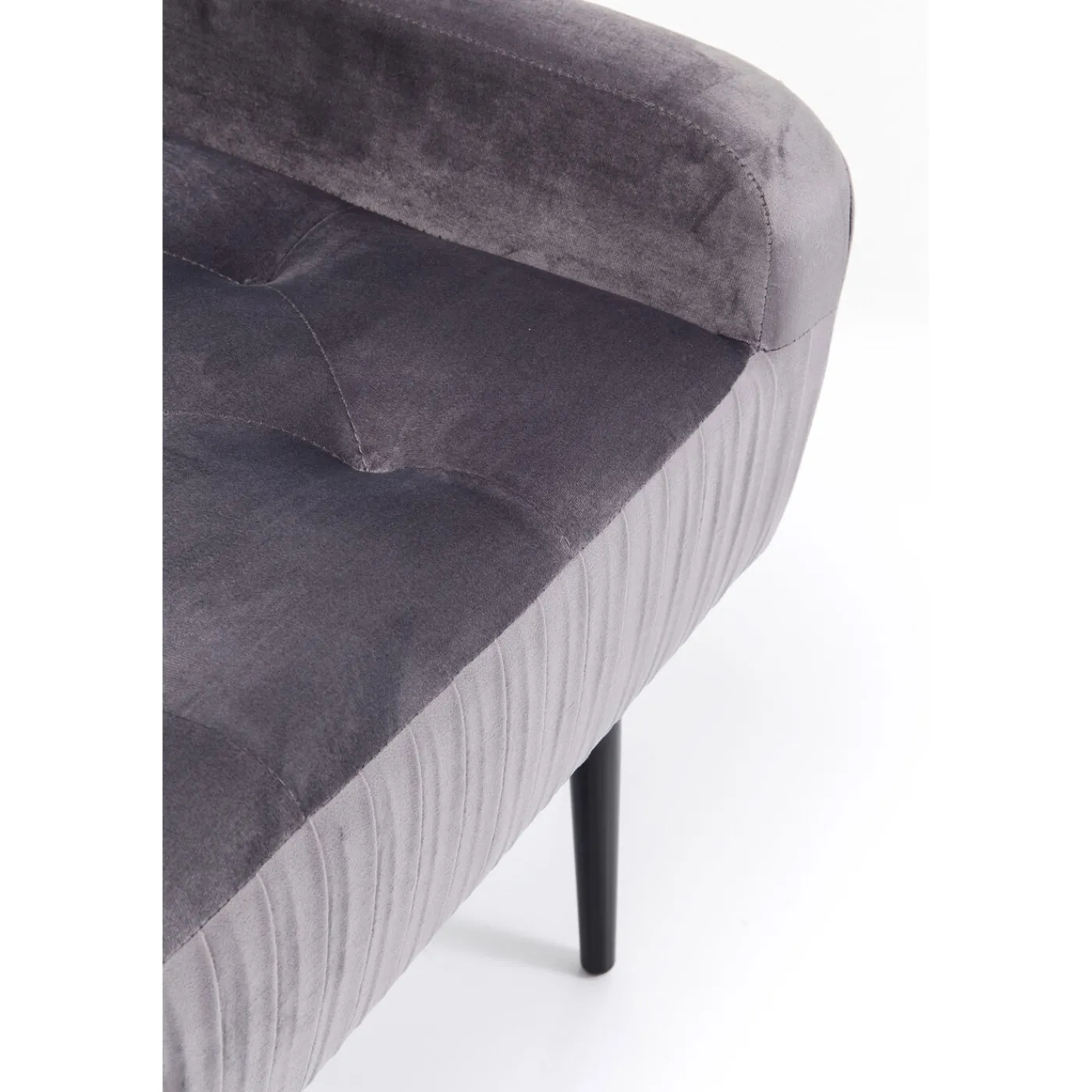 KARE Design Banquette Lofty Gris-Noir