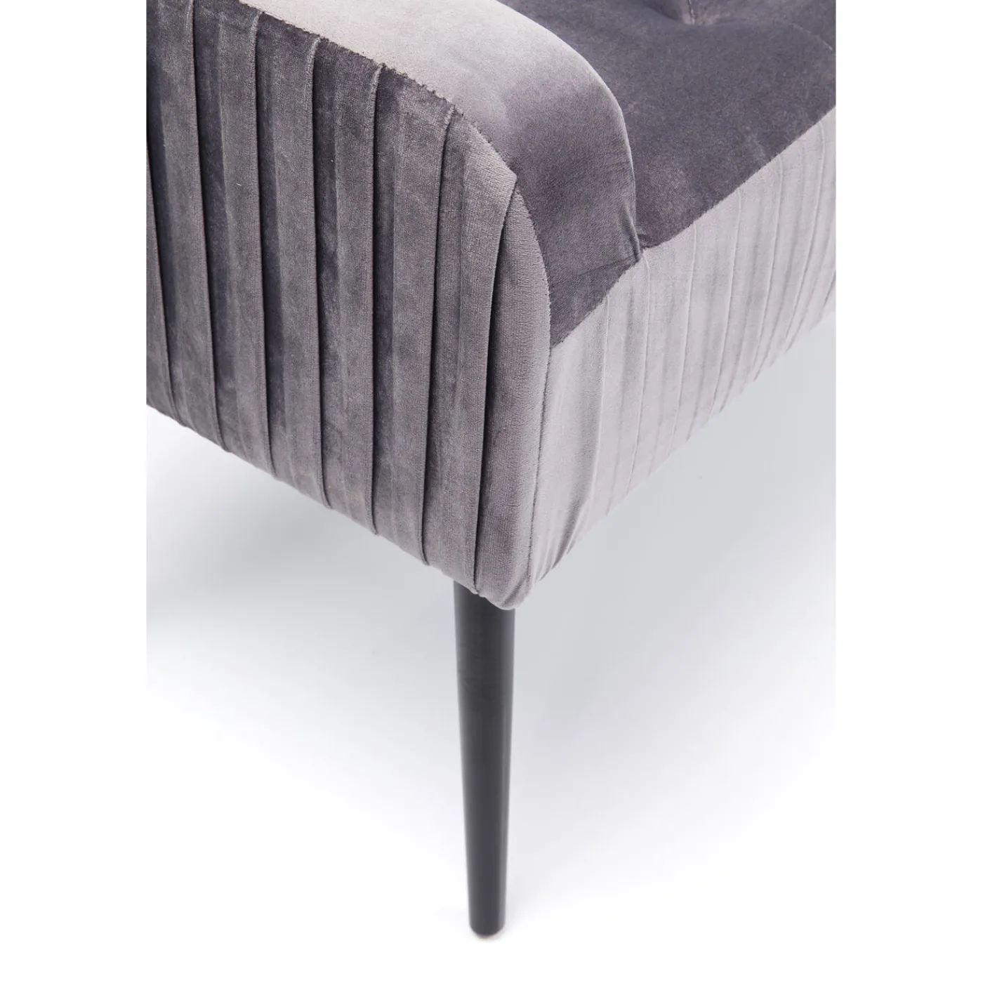 KARE Design Banquette Lofty Gris-Noir