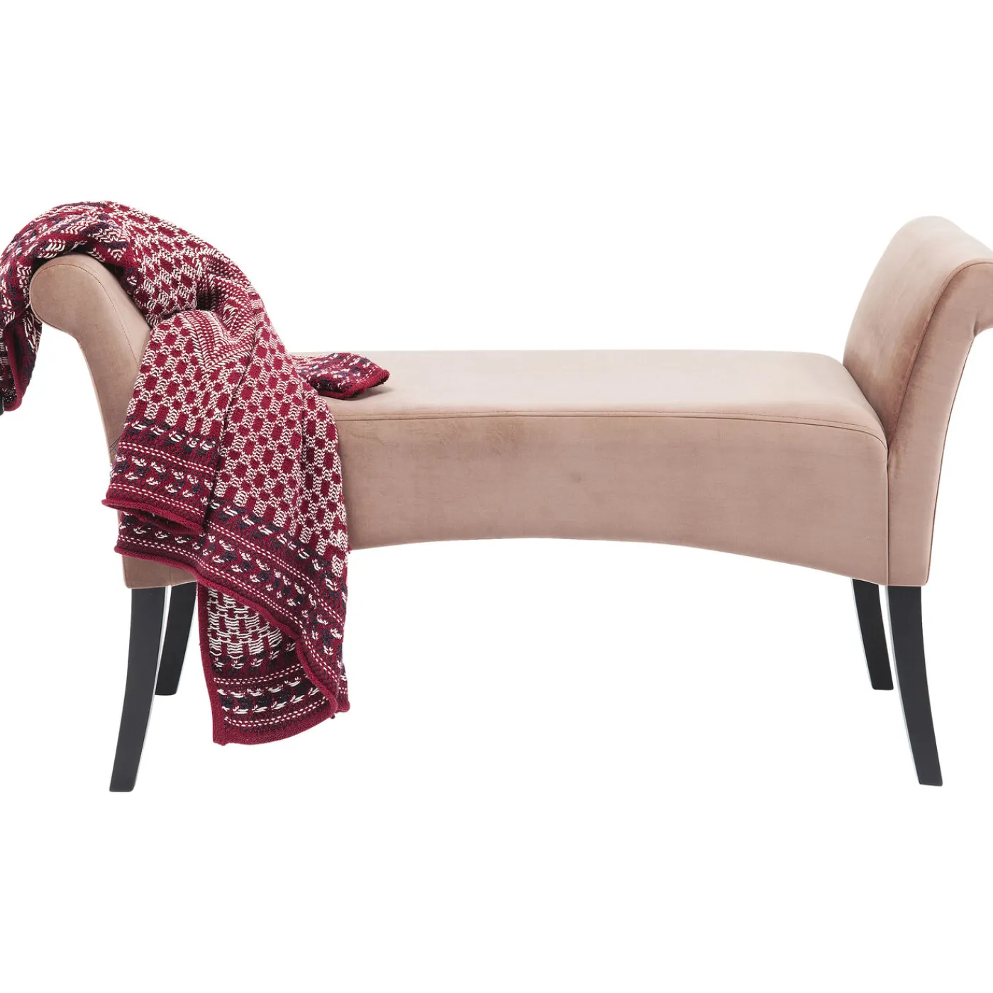 KARE Design Banquette Motley Velvet Rose