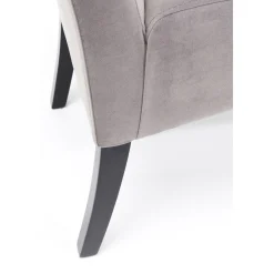 KARE Design Banquette Motley Velvet Silvergrey