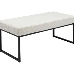 KARE Design Banquette Smart Boucle Creme Noir 90Cm