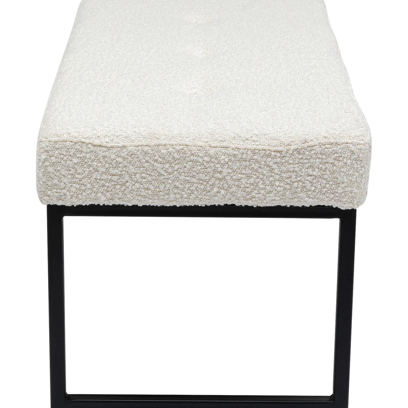 KARE Design Banquette Smart Boucle Creme Noir 90Cm