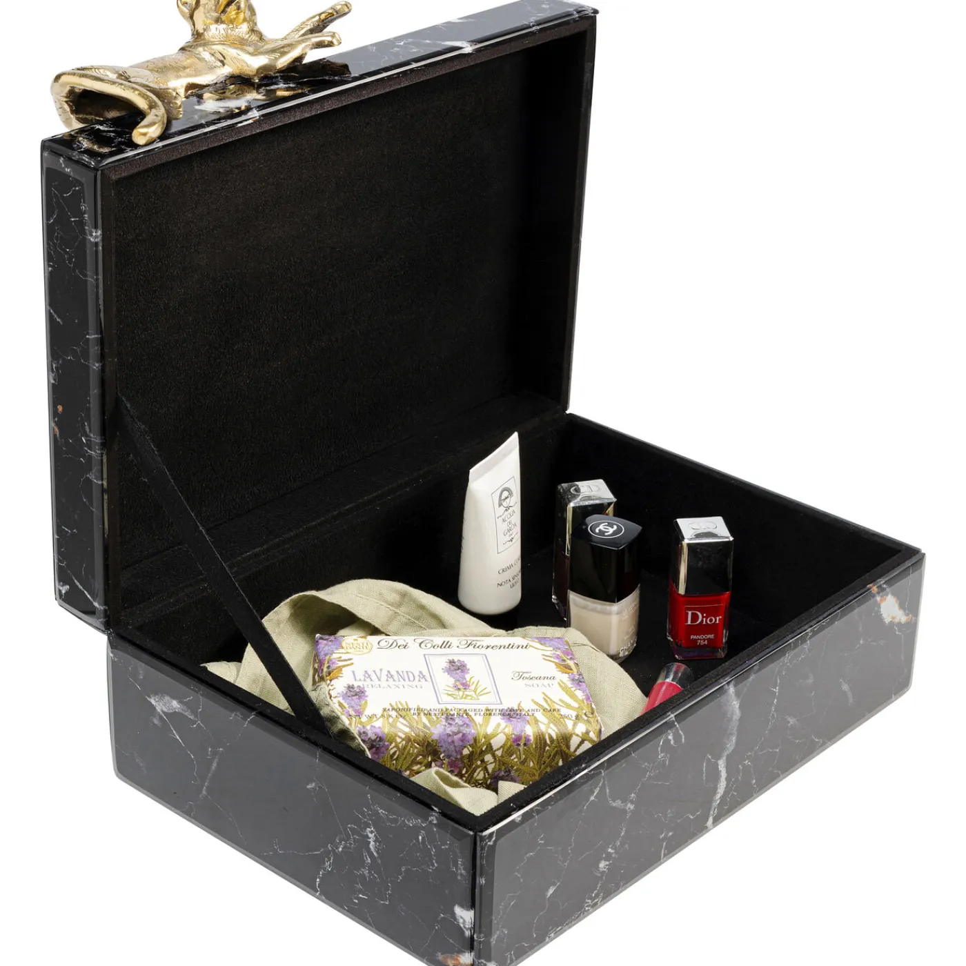 KARE Design Boite Marble Leo 29X10Cm