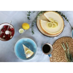 KARE Design Bol Swirl Bleu O14Cm