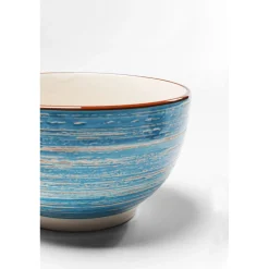 KARE Design Bol Swirl Bleu O14Cm
