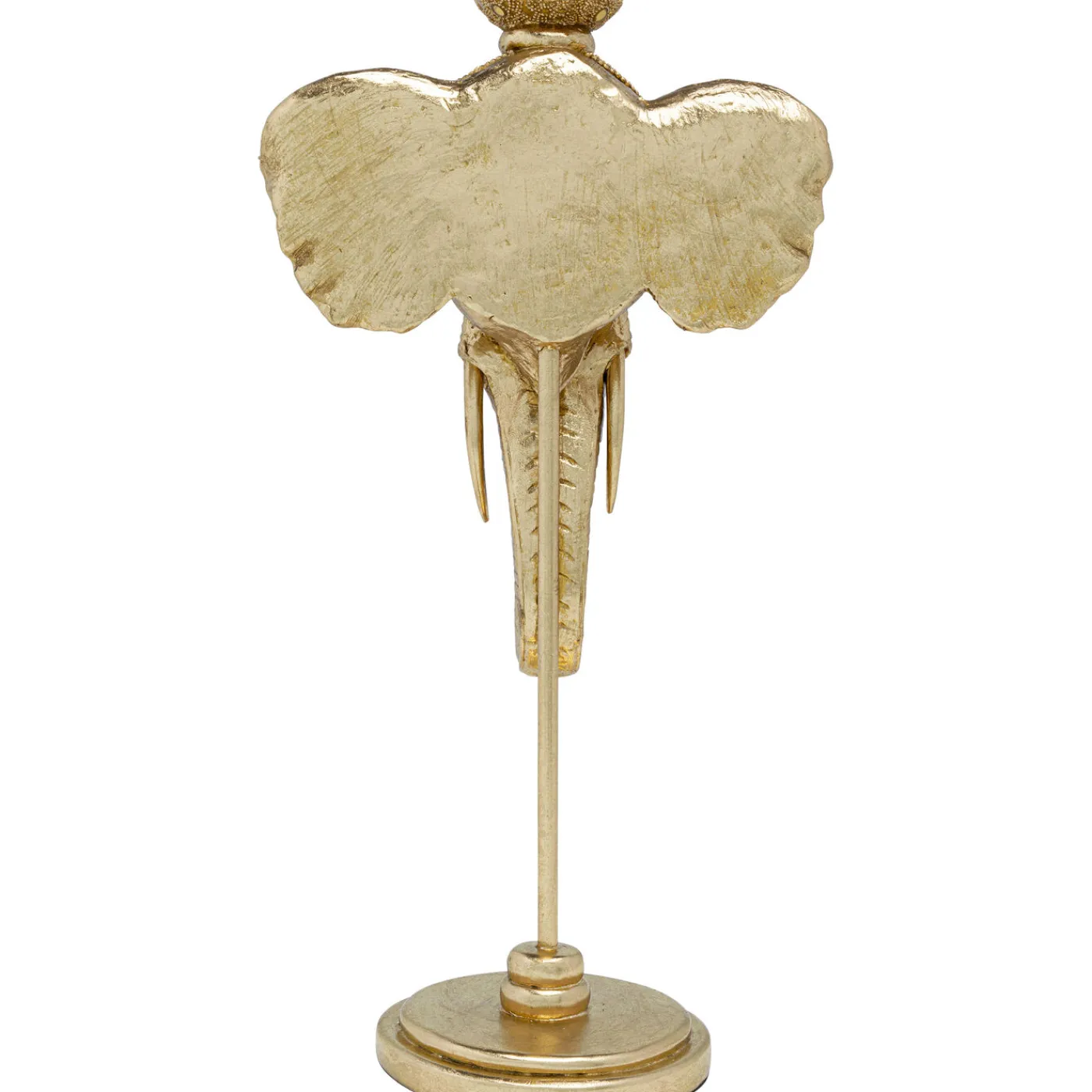KARE Design Bougeoir Elephant Head Dore 49Cm