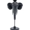 KARE Design Bougeoir Elephant Head Noir 49Cm