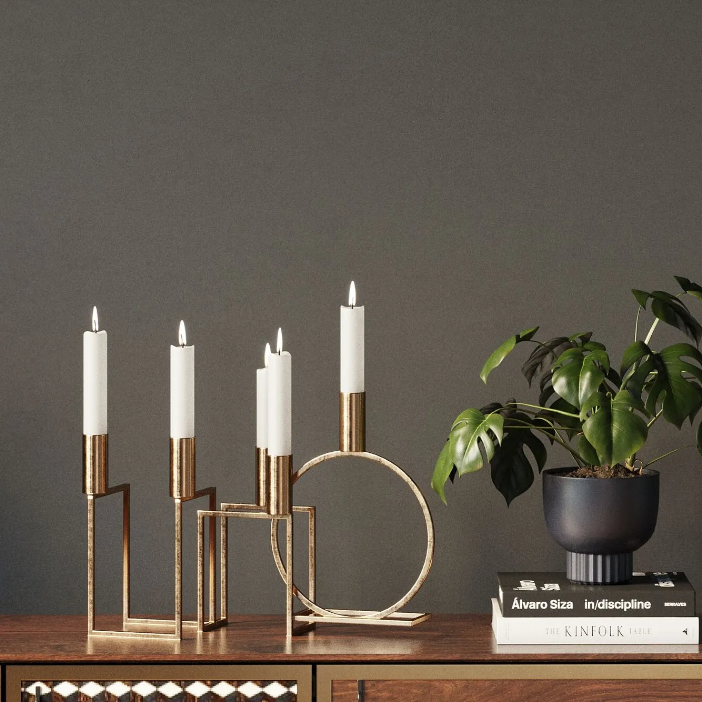 KARE Design Bougeoir Hot Wire 34X15Cm