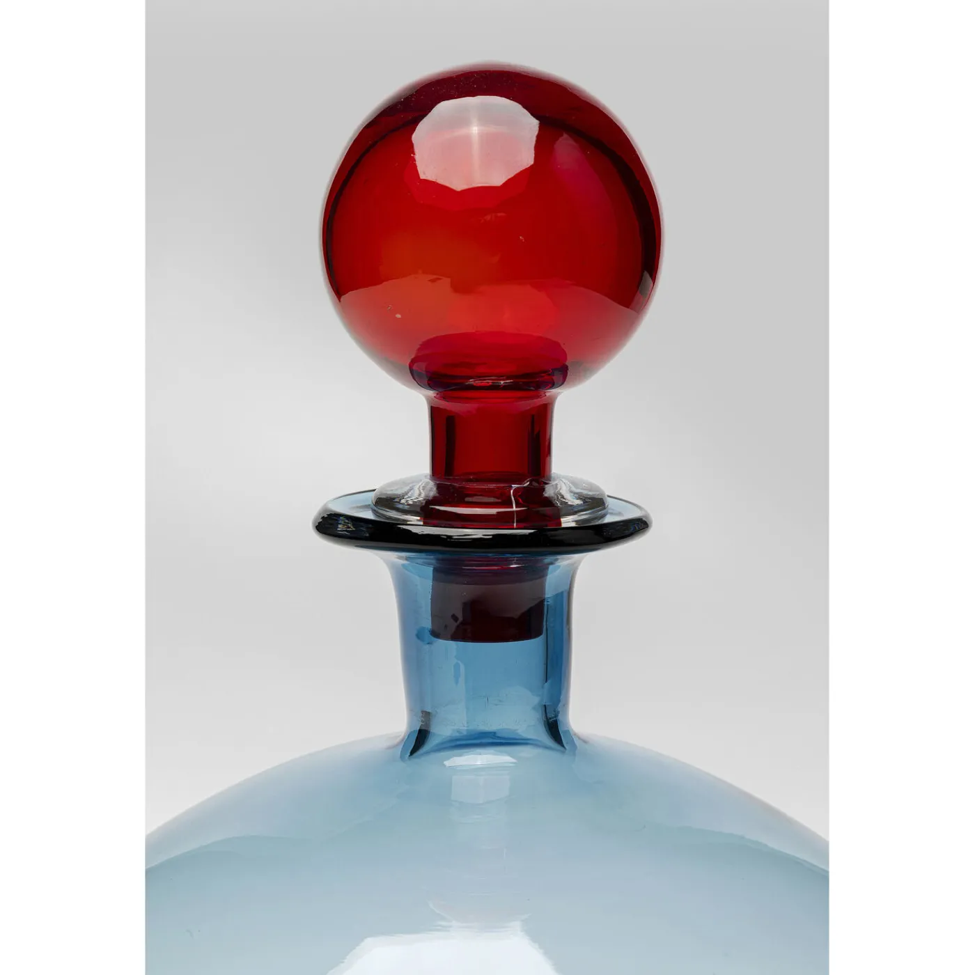 KARE Design Bouteille Honeymoon Lid Bleu 25