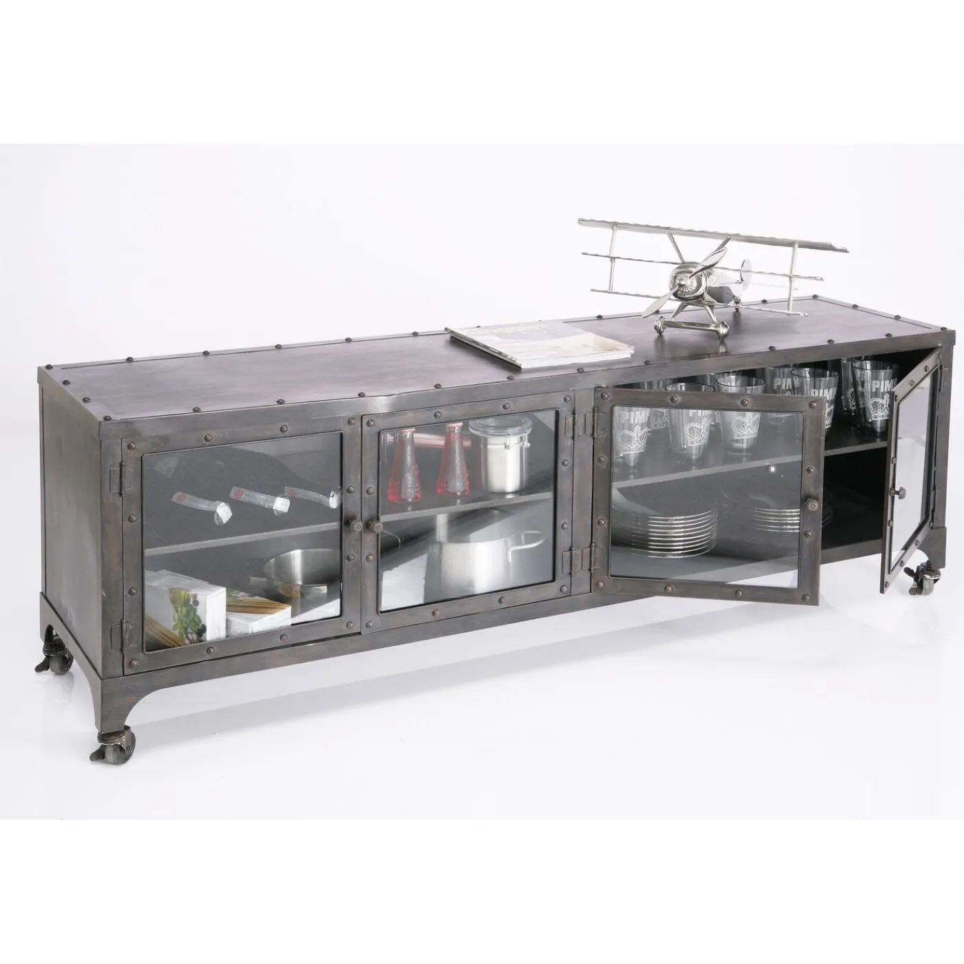 KARE Design Buffet Bas Factory Metal