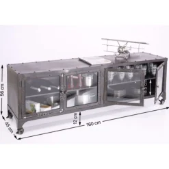 KARE Design Buffet Bas Factory Metal