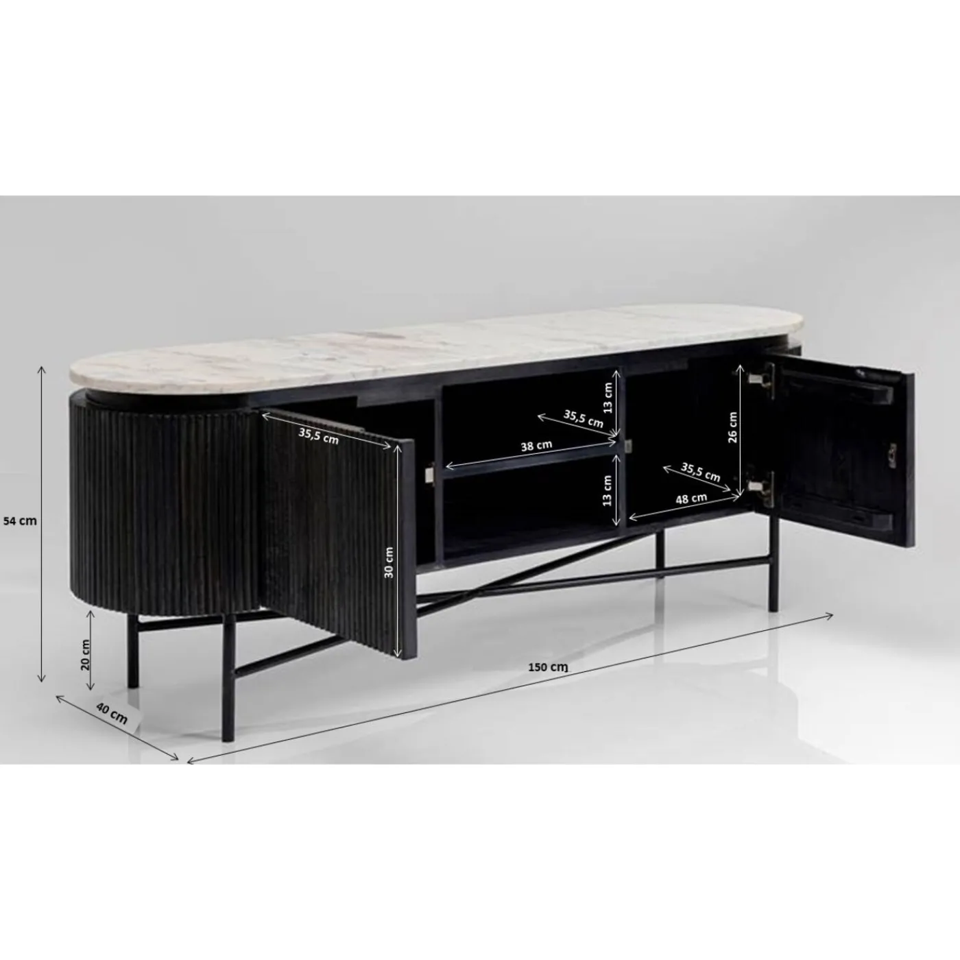 KARE Design Buffet Bas Glenn