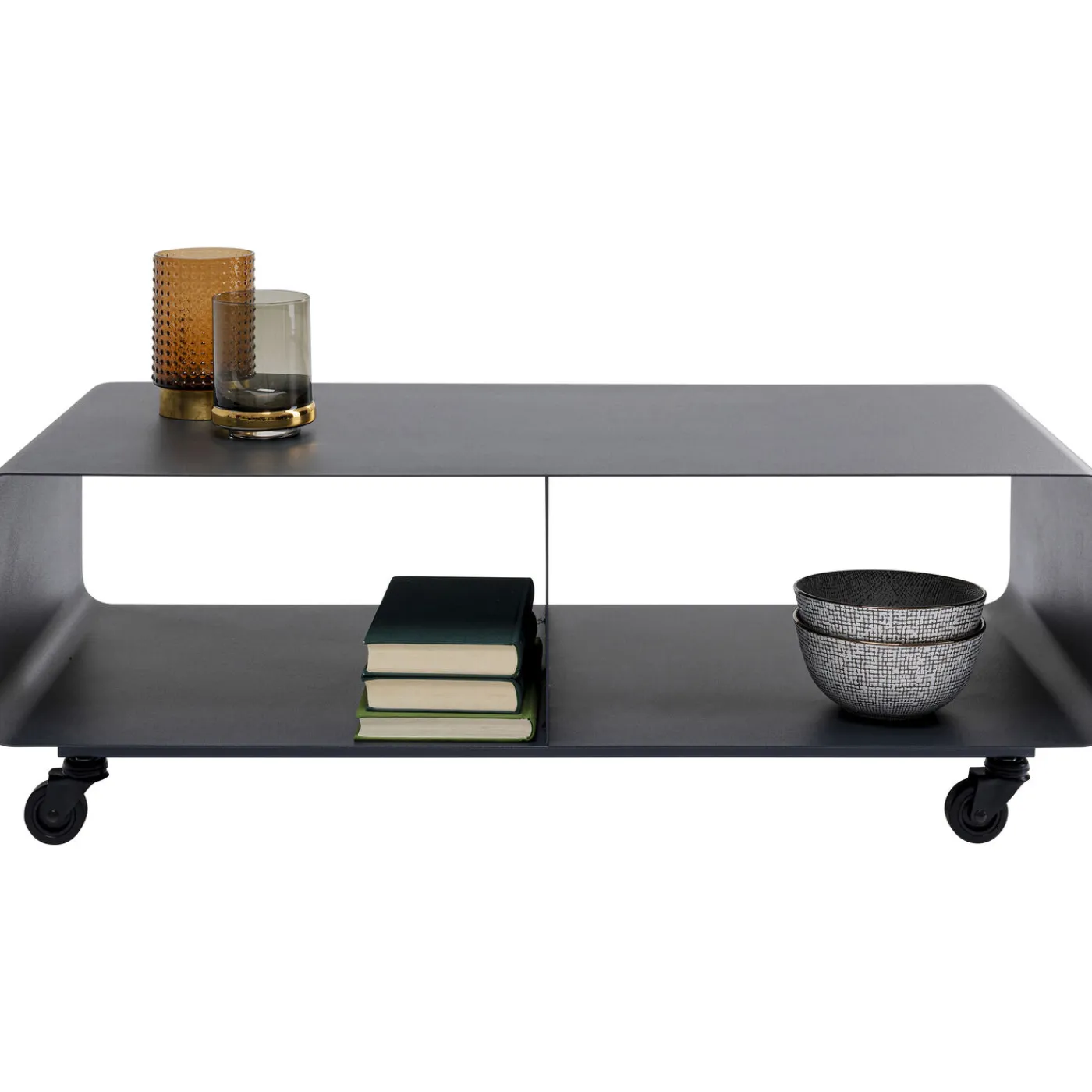 KARE Design Buffet Bas Lounge M Gris 90X30Cm