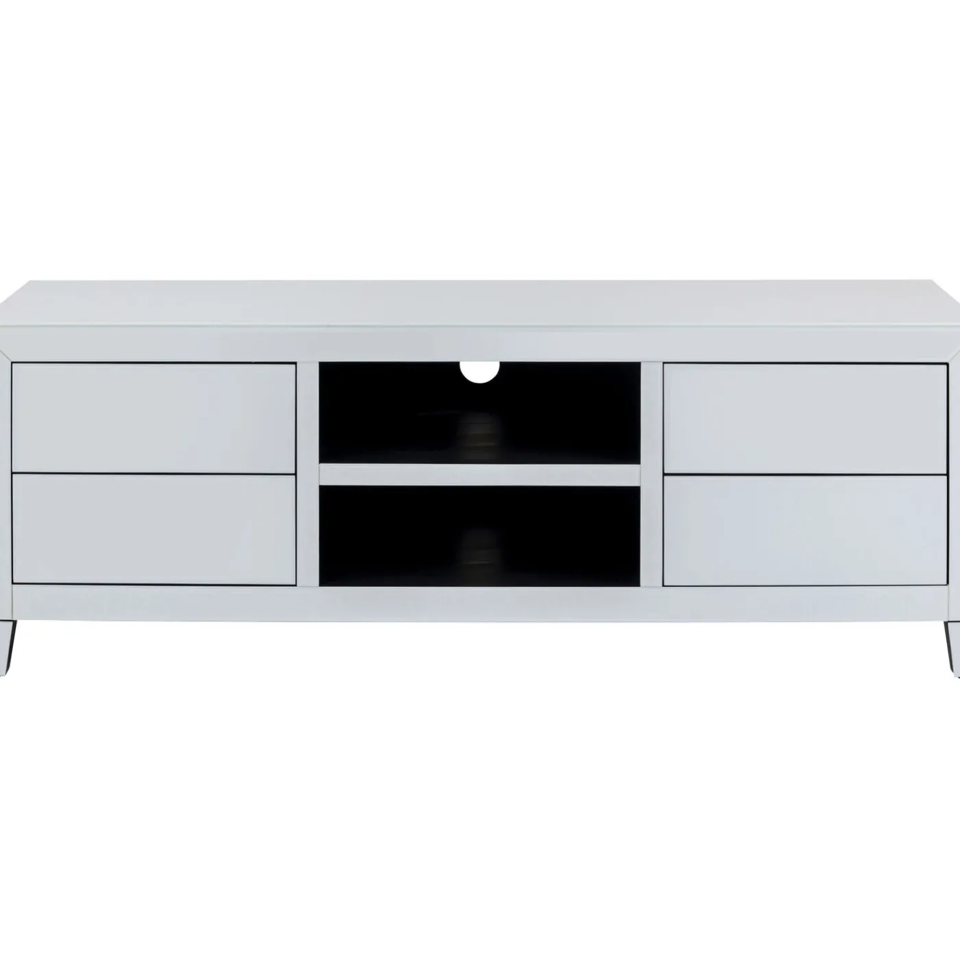 KARE Design Buffet Bas Luxury Push Blanc 140X50Cm