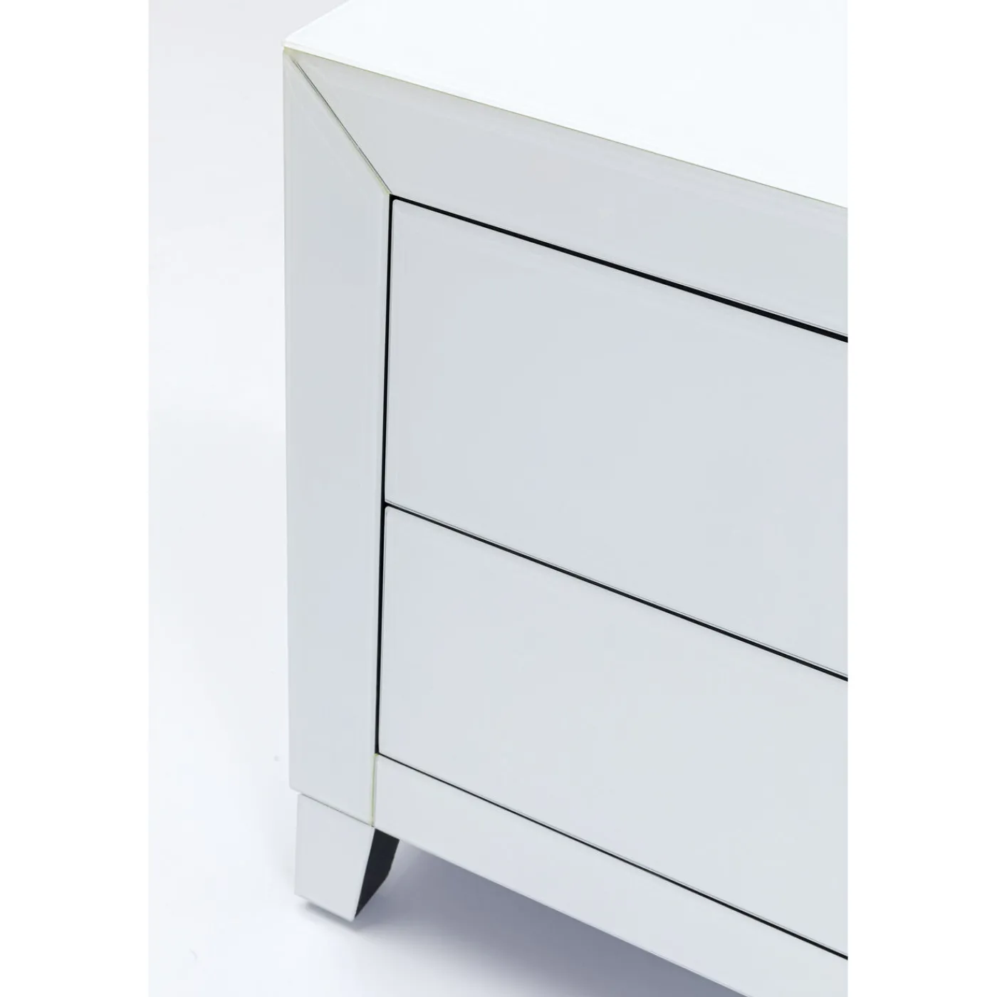 KARE Design Buffet Bas Luxury Push Blanc 140X50Cm