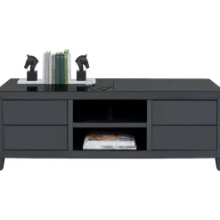 KARE Design Buffet Bas Luxury Push Gris 140X50Cm