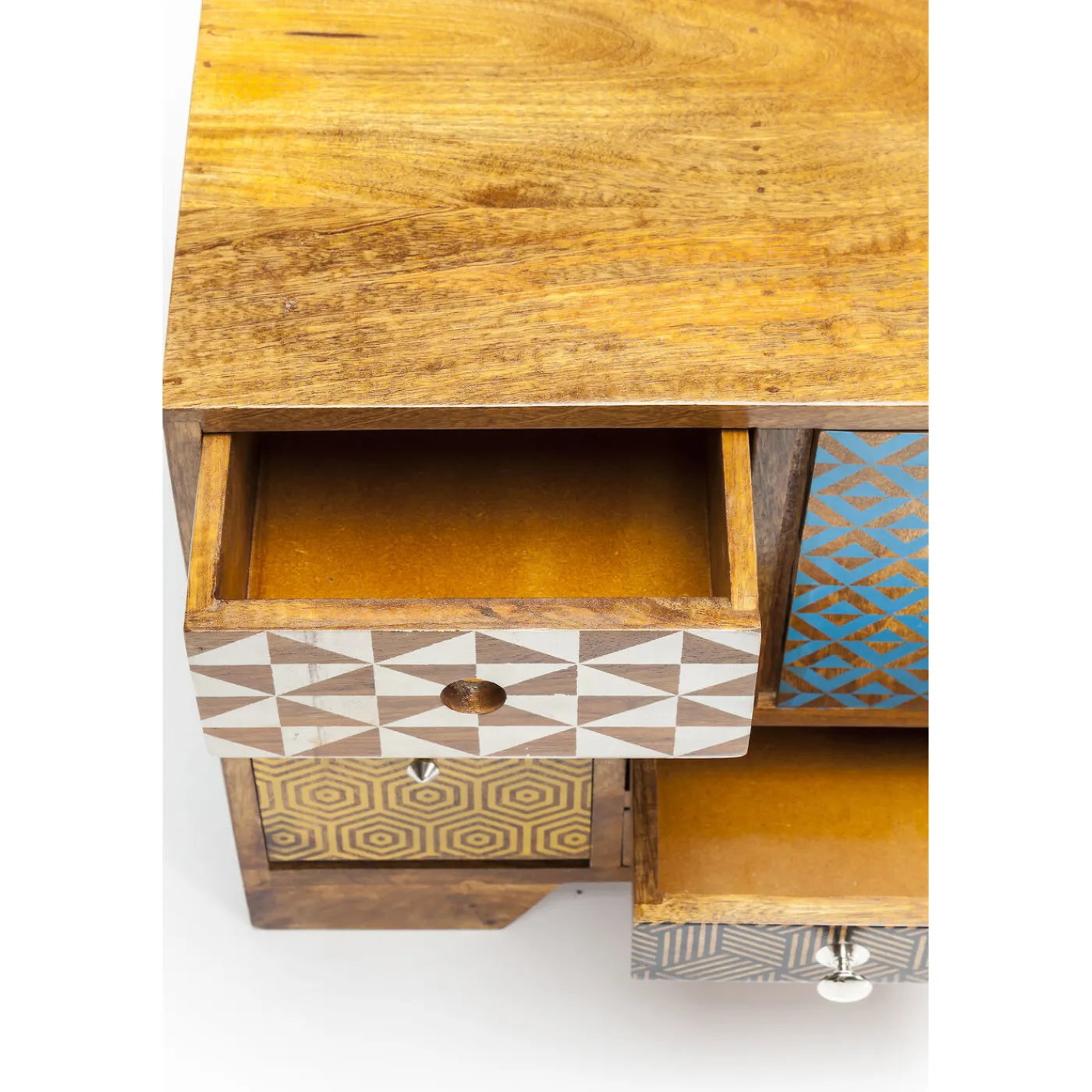 KARE Design Buffet Bas Soleil 3 Portes,9 Tiroirs