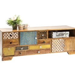 KARE Design Buffet Bas Soleil 3 Portes,9 Tiroirs