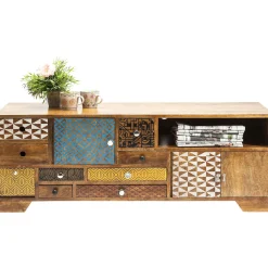 KARE Design Buffet Bas Soleil 3 Portes,9 Tiroirs