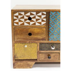 KARE Design Buffet Bas Soleil 3 Portes,9 Tiroirs