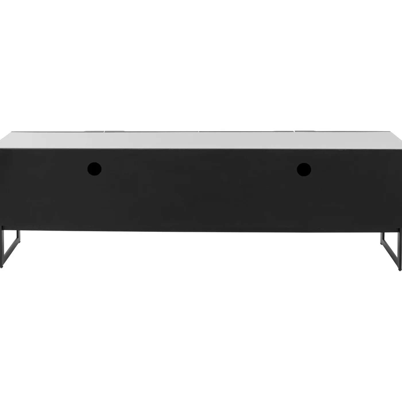 KARE Design Buffet Bas Soran Noir 180X40Cm